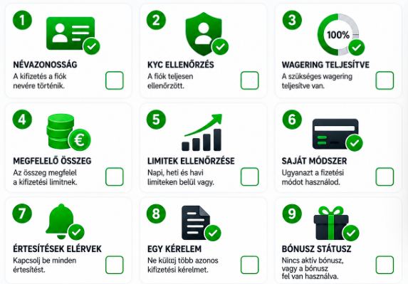 Kifizetés előtti ellenőrzőlista késedelem elkerülésére